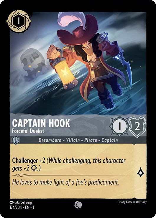 Captain Hook - Forceful Duelist (174/204) [The First Chapter] | I Want That Stuff Brandon