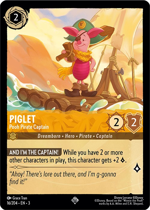 Piglet - Pooh Pirate Captain (16/204) [Into the Inklands] | I Want That Stuff Brandon
