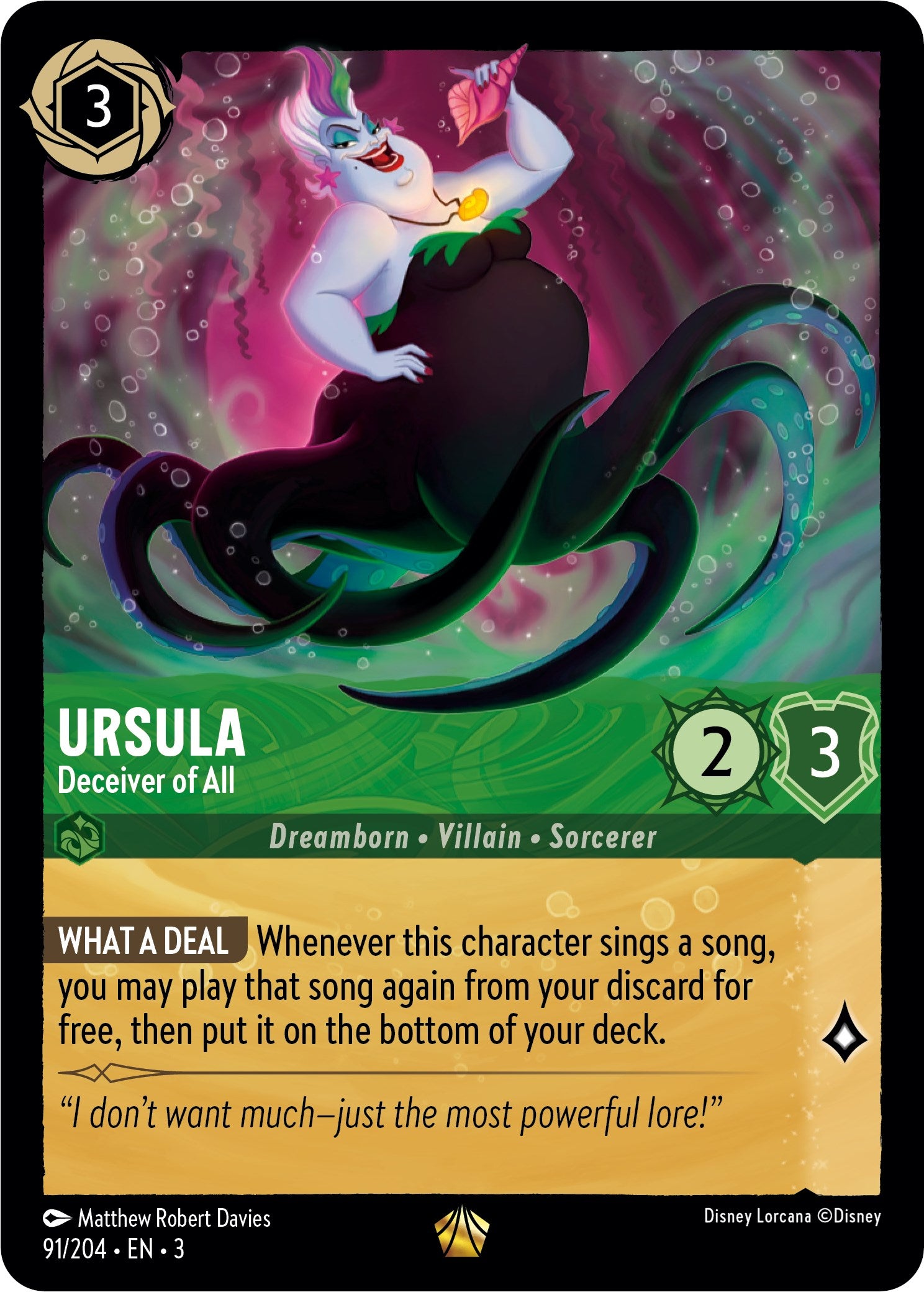Ursula - Deceiver of All (91/204) [Into the Inklands] | I Want That Stuff Brandon