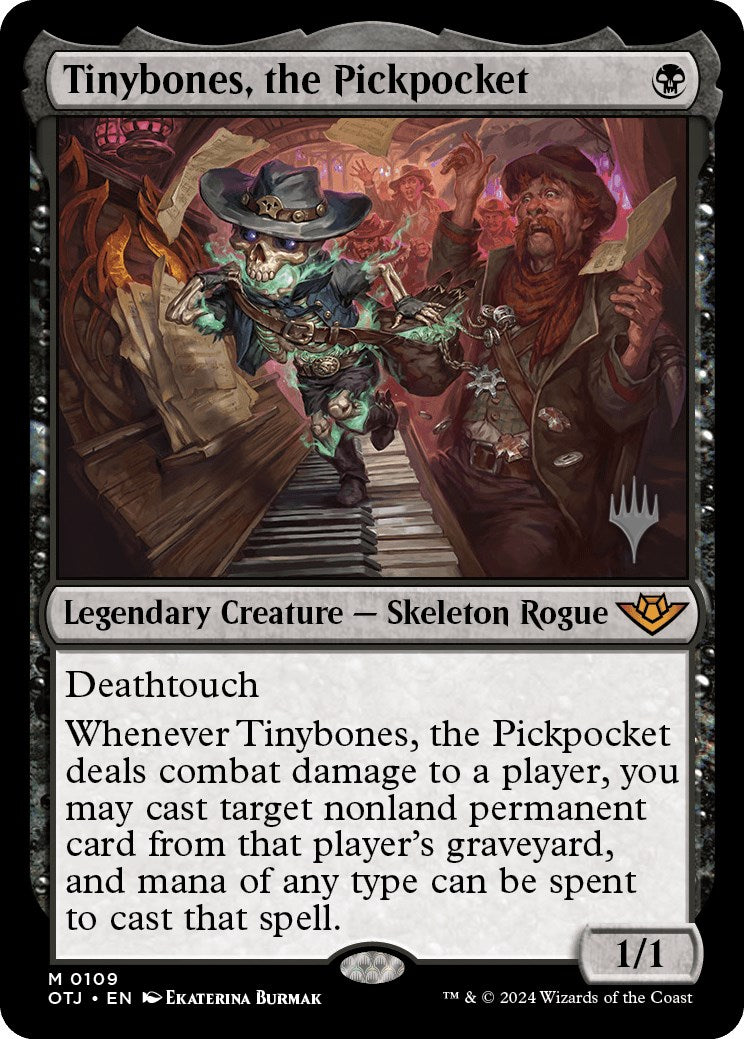 Tinybones, the Pickpocket (Promo Pack) [Outlaws of Thunder Junction Promos] | I Want That Stuff Brandon