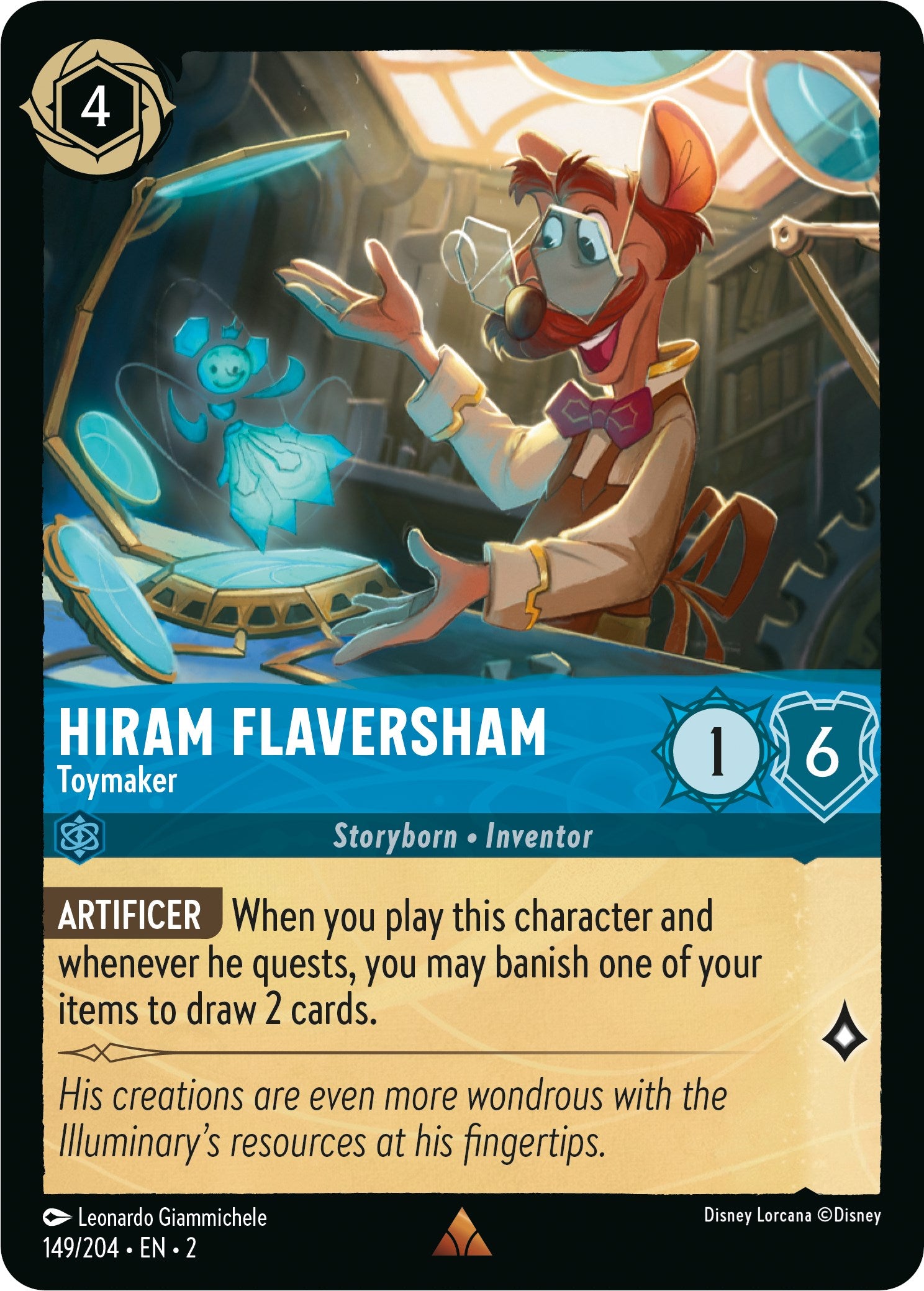 Hiram Flaversham - Toymaker (149/204) [Rise of the Floodborn] | I Want That Stuff Brandon