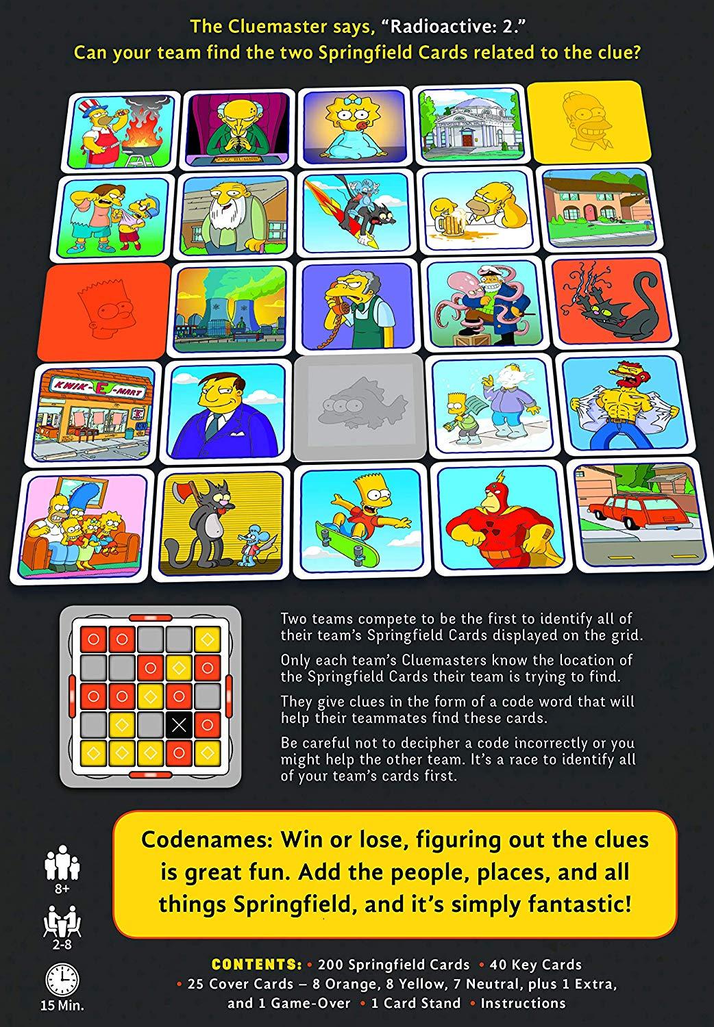 Codenames: The Simpsons | I Want That Stuff Brandon