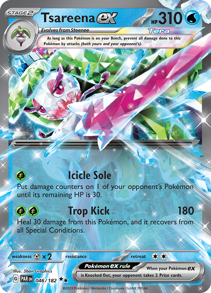 Tsareena ex (046/182) [Scarlet & Violet: Paradox Rift] | I Want That Stuff Brandon