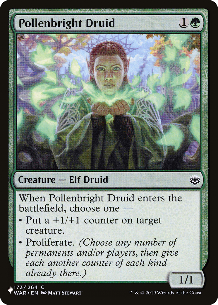 Pollenbright Druid [The List Reprints] | I Want That Stuff Brandon