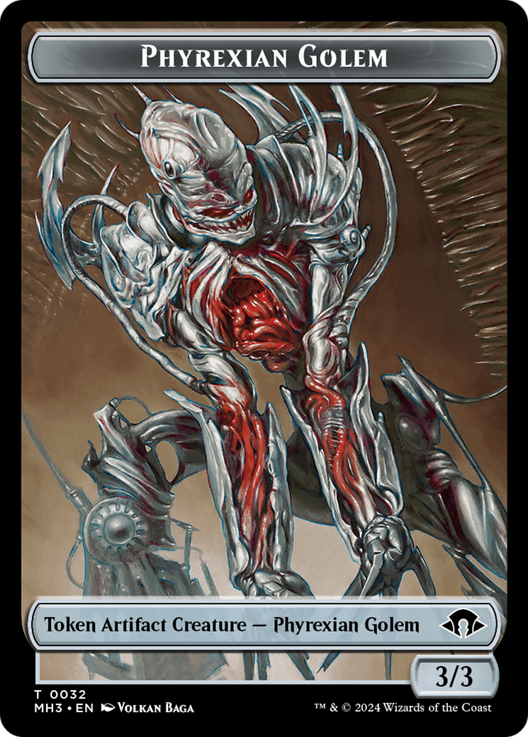 Phyrexian Golem Token [Modern Horizons 3 Tokens] | I Want That Stuff Brandon