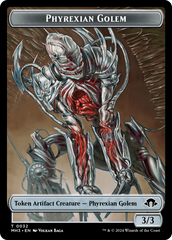 Phyrexian Golem // Energy Reserve Double-Sided Token [Modern Horizons 3 Tokens] | I Want That Stuff Brandon