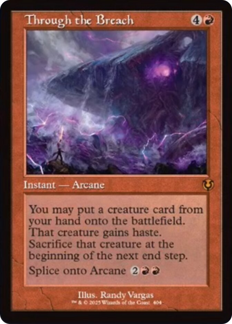 Through the Breach (Retro Frame) [Innistrad Remastered] | I Want That Stuff Brandon