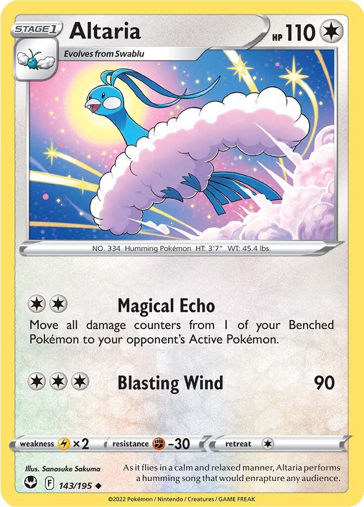 Altaria (143/195) [Sword & Shield: Silver Tempest] | I Want That Stuff Brandon