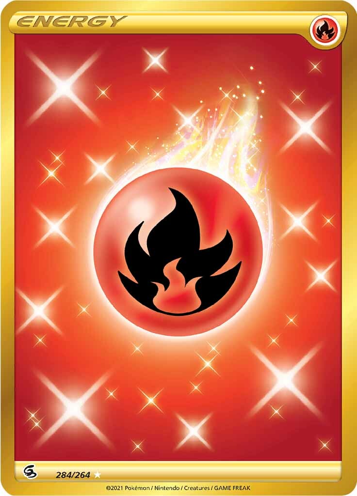 Fire Energy (284/264) [Sword & Shield: Fusion Strike] | I Want That Stuff Brandon