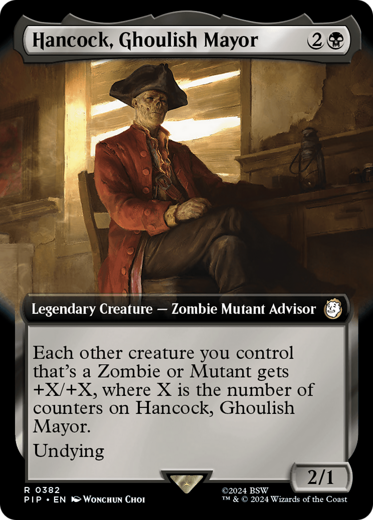 Hancock, Ghoulish Mayor (Extended Art) [Fallout] | I Want That Stuff Brandon