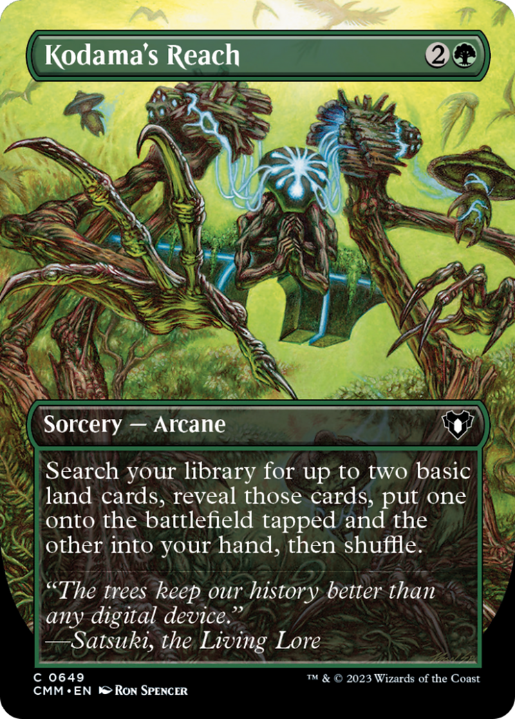 Kodama's Reach (Borderless Alternate Art) [Commander Masters] | I Want That Stuff Brandon