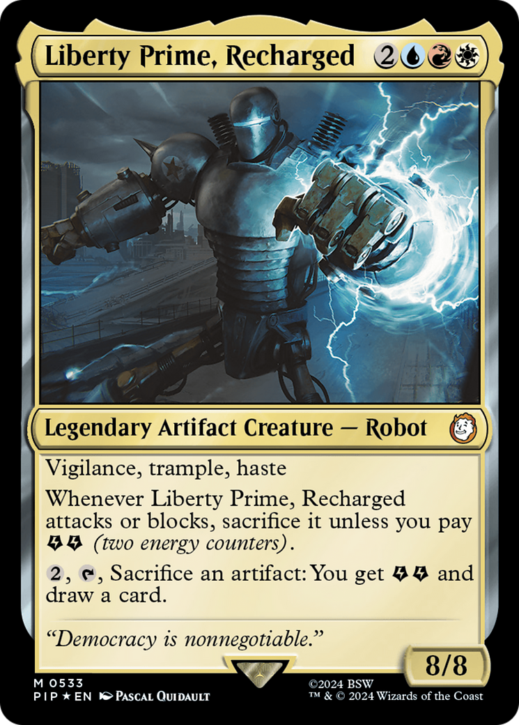 Liberty Prime, Recharged (Surge Foil) [Fallout] | I Want That Stuff Brandon