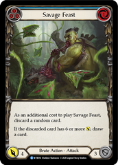 Savage Feast (Blue) [U-WTR016] (Welcome to Rathe Unlimited)  Unlimited Normal | I Want That Stuff Brandon