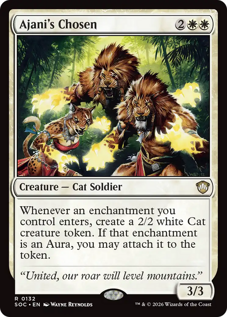 Ajani's Chosen [Secrets of Strixhaven Commander] | I Want That Stuff Brandon