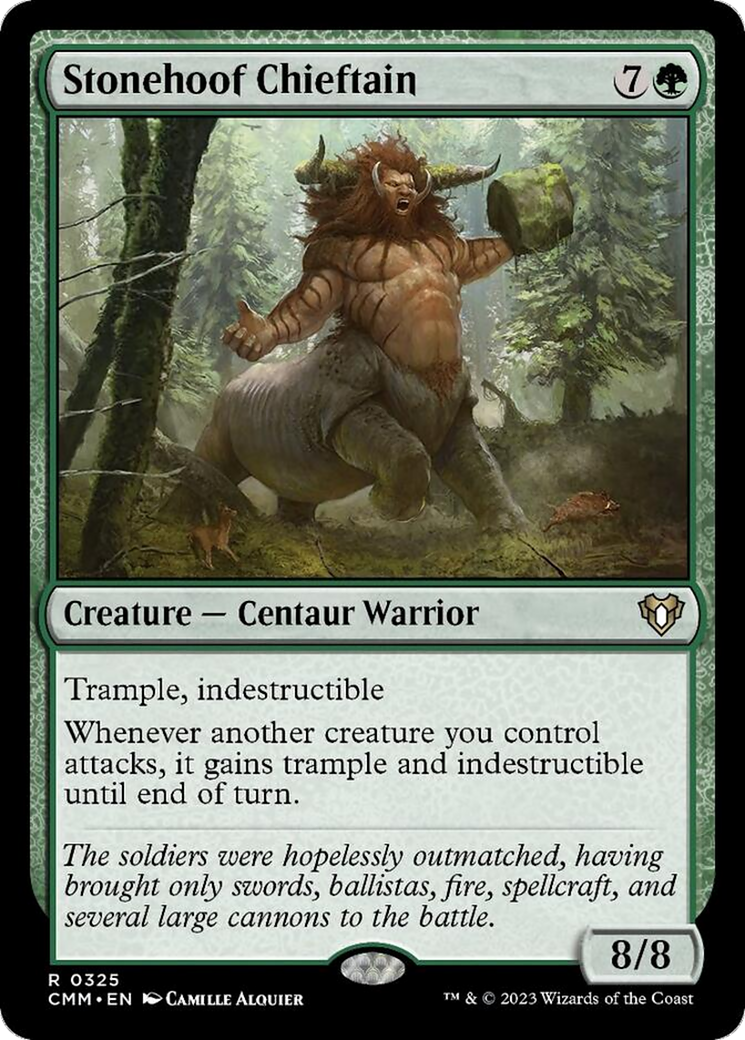 Stonehoof Chieftain [Commander Masters] | I Want That Stuff Brandon