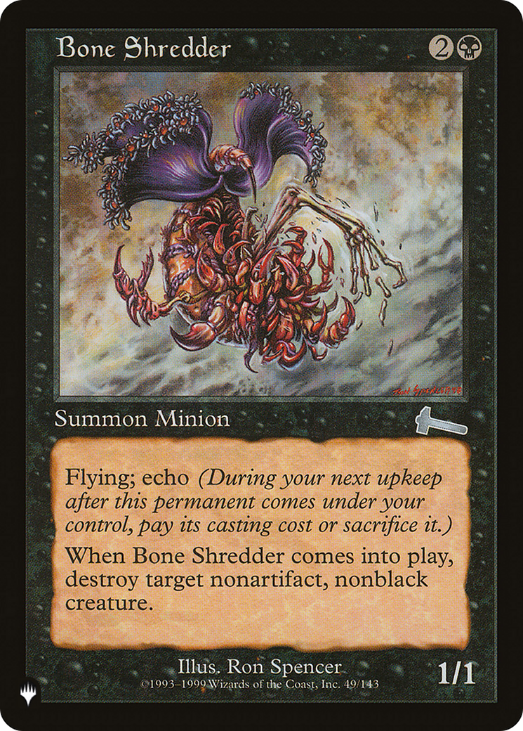 Bone Shredder [The List Reprints] | I Want That Stuff Brandon