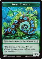 Dragon // Forest Tentacle Double-Sided Token [Reality Fracture Tokens] | I Want That Stuff Brandon