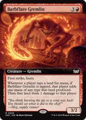 Barbflare Gremlin (Extended Art) [Duskmourn: House of Horror Commander] | I Want That Stuff Brandon