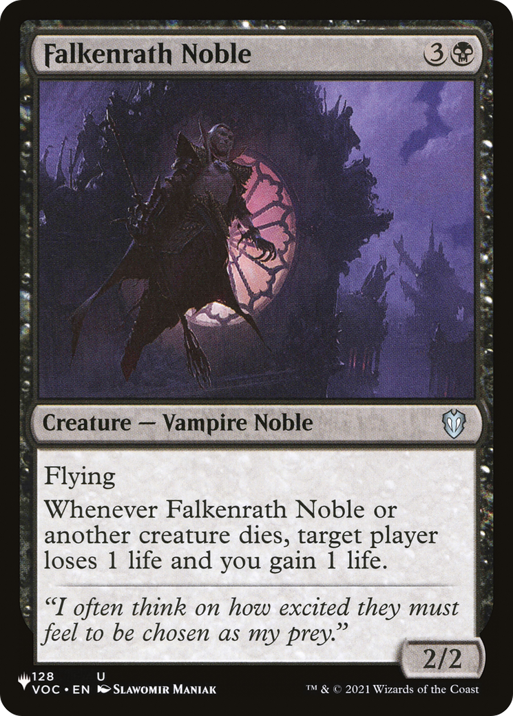 Falkenrath Noble [The List] | I Want That Stuff Brandon