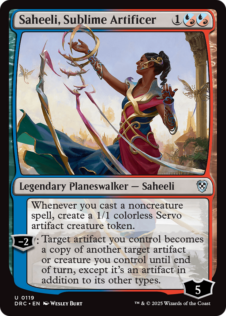 Saheeli, Sublime Artificer [Aetherdrift Commander] | I Want That Stuff Brandon