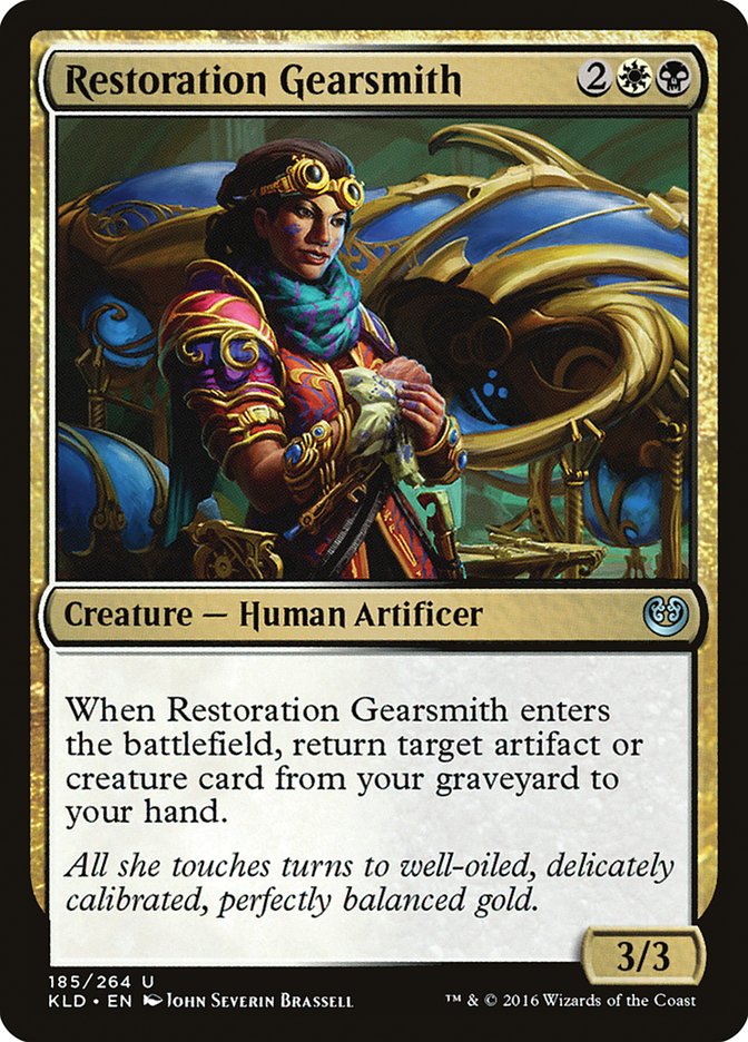 Restoration Gearsmith [Kaladesh] | I Want That Stuff Brandon