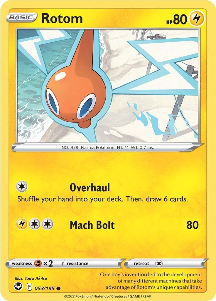 Rotom (053/195) [Sword & Shield: Silver Tempest] | I Want That Stuff Brandon