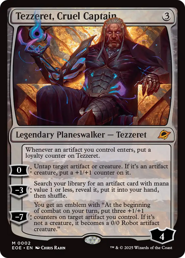 Tezzeret, Cruel Captain [Edge of Eternities] | I Want That Stuff Brandon