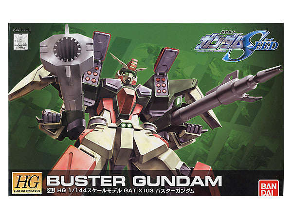 Bandai HG SEED 1/144 R03 Buster Gundam "Gundam SEED" | I Want That Stuff Brandon