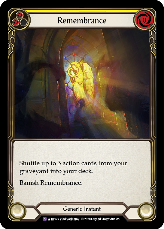 Remembrance [U-WTR163] (Welcome to Rathe Unlimited)  Unlimited Rainbow Foil | I Want That Stuff Brandon