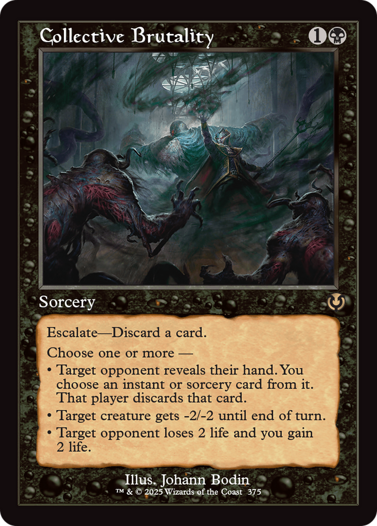 Collective Brutality (Retro Frame) [Innistrad Remastered] | I Want That Stuff Brandon