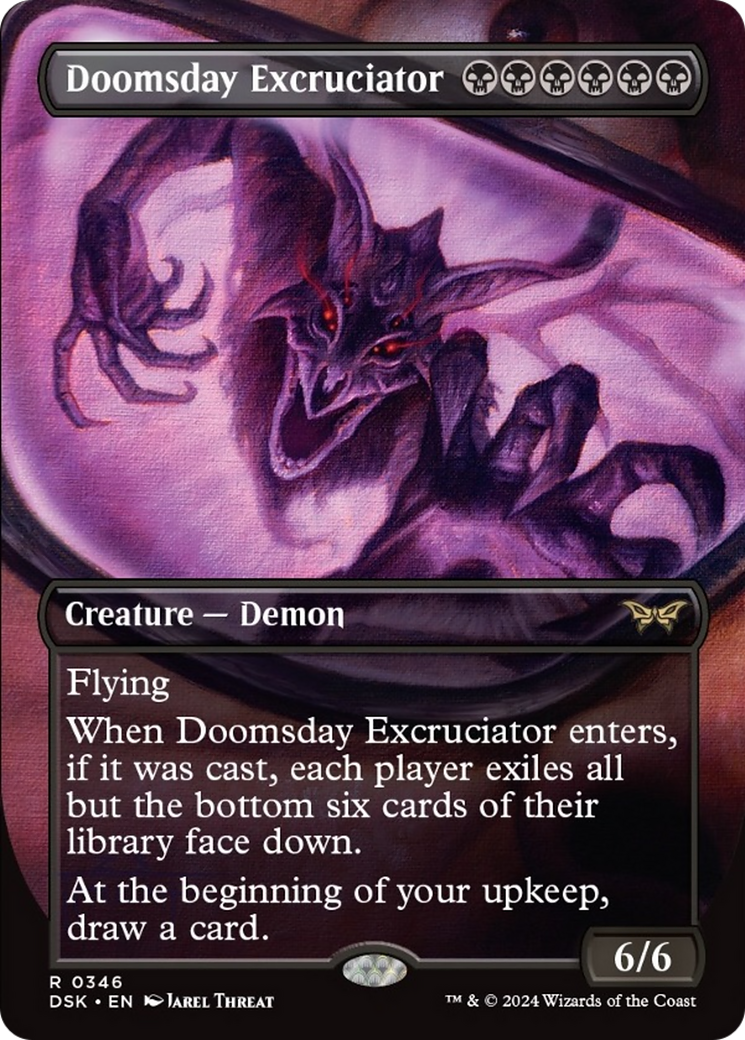 Doomsday Excruciator (Borderless) [Duskmourn: House of Horror] | I Want That Stuff Brandon