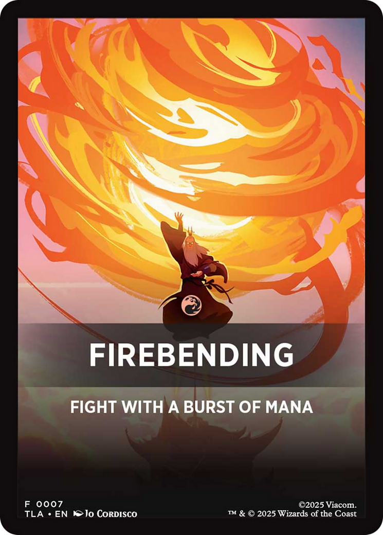 Firebending Theme Card [Avatar: The Last Airbender Tokens] | I Want That Stuff Brandon