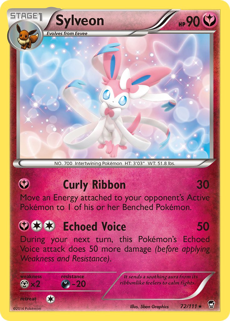 Sylveon (72/111) (Theme Deck Exclusive) [XY: Furious Fists] | I Want That Stuff Brandon