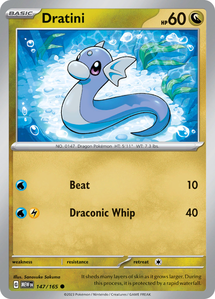 Dratini (147/165) [Scarlet & Violet 151] | I Want That Stuff Brandon