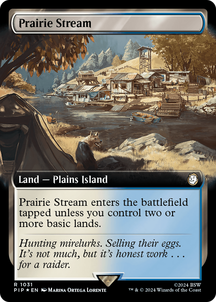 Prairie Stream (Extended Art) (Surge Foil) [Fallout] | I Want That Stuff Brandon