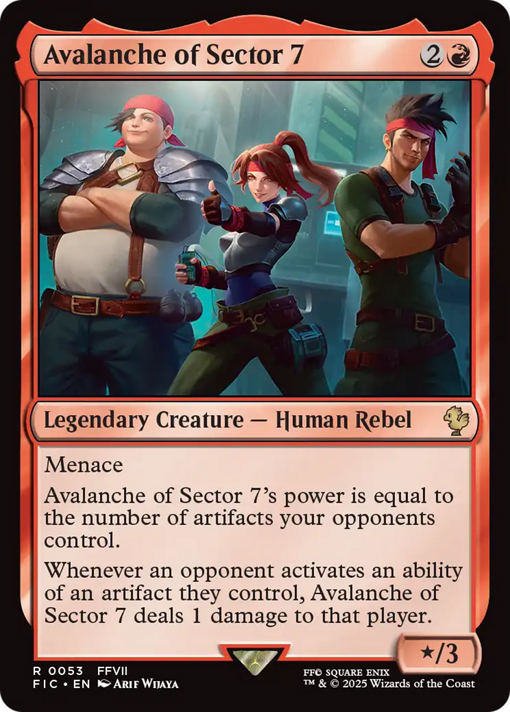 Avalanche of Sector 7 [FINAL FANTASY Commander] | I Want That Stuff Brandon