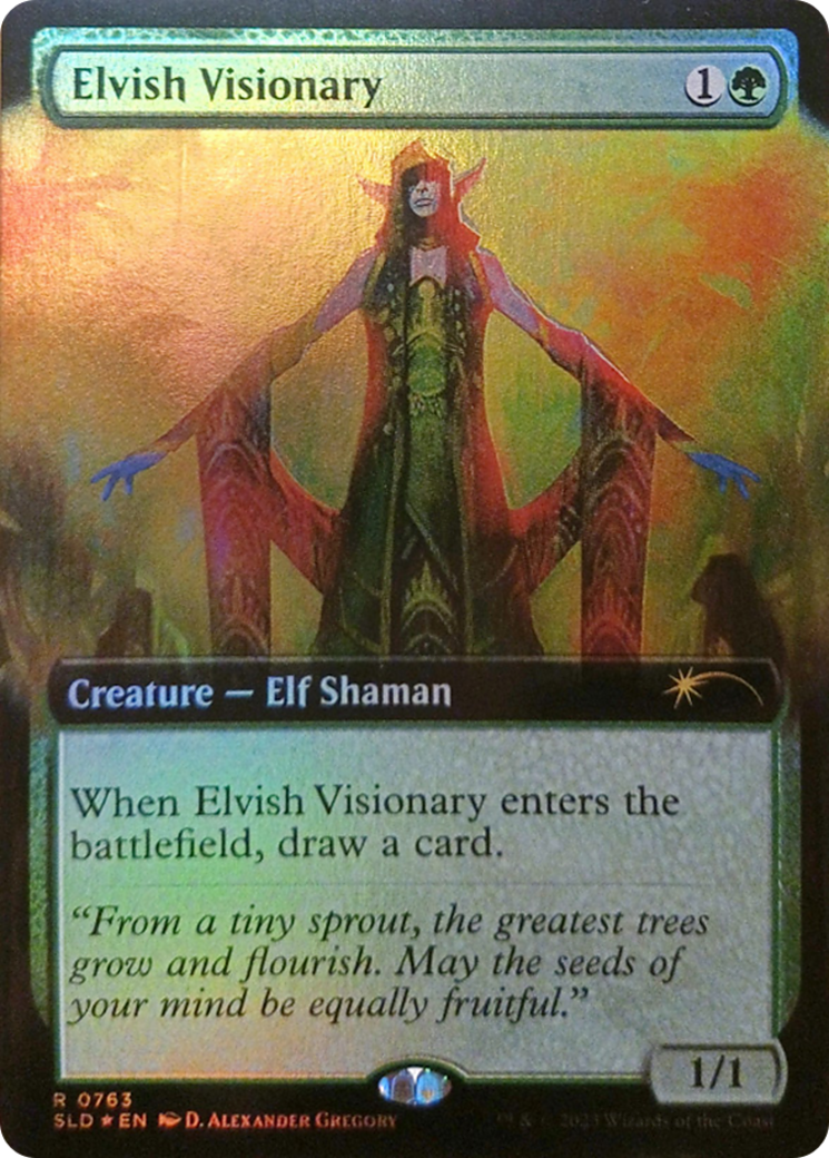 Elvish Visionary (Extended Art) [Secret Lair Drop Series] | I Want That Stuff Brandon