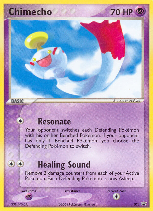 Chimecho (024) [Nintendo: Black Star Promos] | I Want That Stuff Brandon