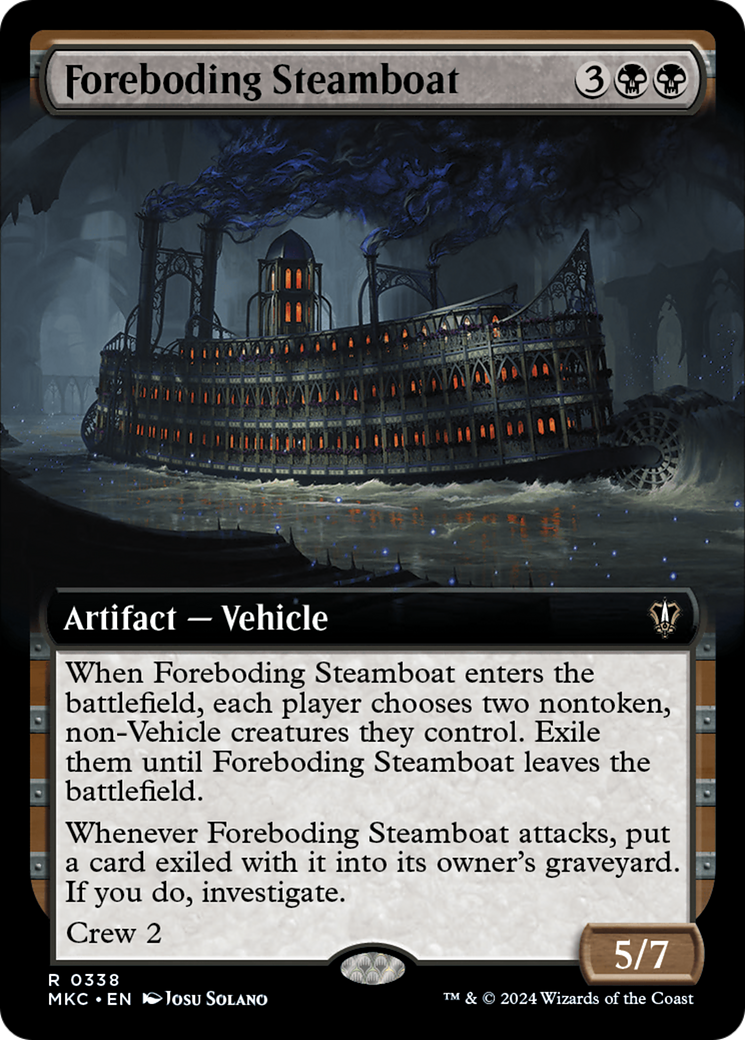 Foreboding Steamboat (Extended Art) [Murders at Karlov Manor Commander] | I Want That Stuff Brandon