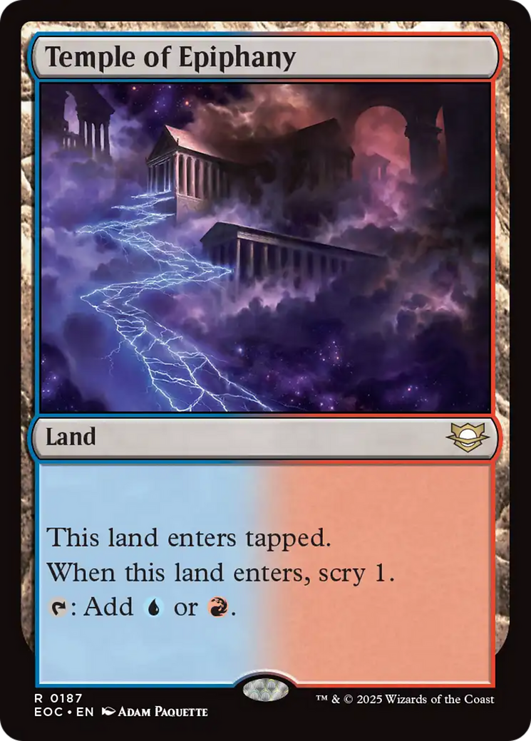 Temple of Epiphany [Edge of Eternities Commander] | I Want That Stuff Brandon