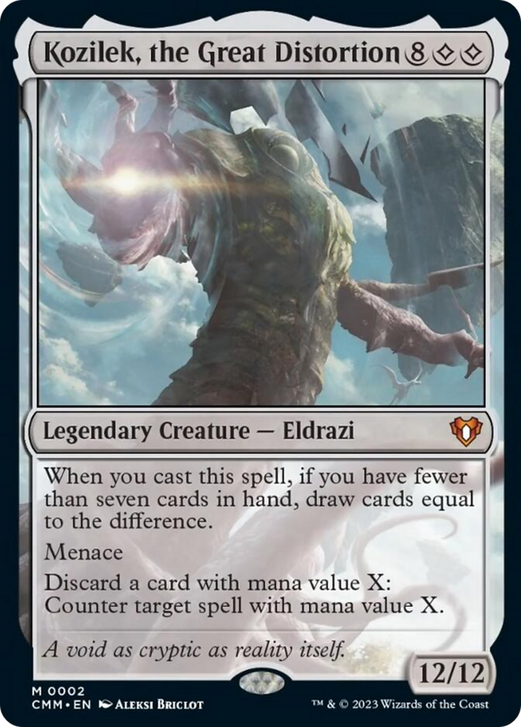 Kozilek, the Great Distortion [Commander Masters] | I Want That Stuff Brandon