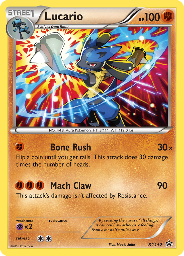 Lucario (XY140) [XY: Black Star Promos] | I Want That Stuff Brandon