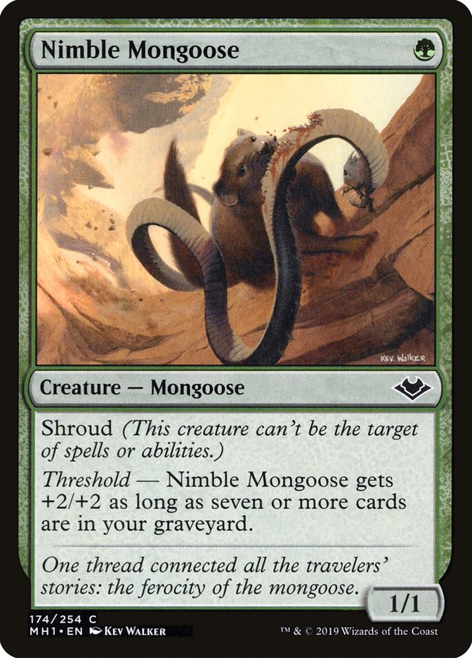 Nimble Mongoose [Modern Horizons] | I Want That Stuff Brandon