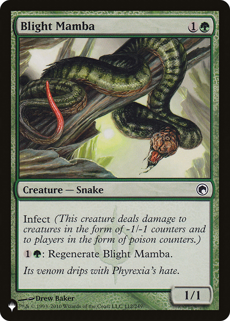 Blight Mamba [The List Reprints] | I Want That Stuff Brandon