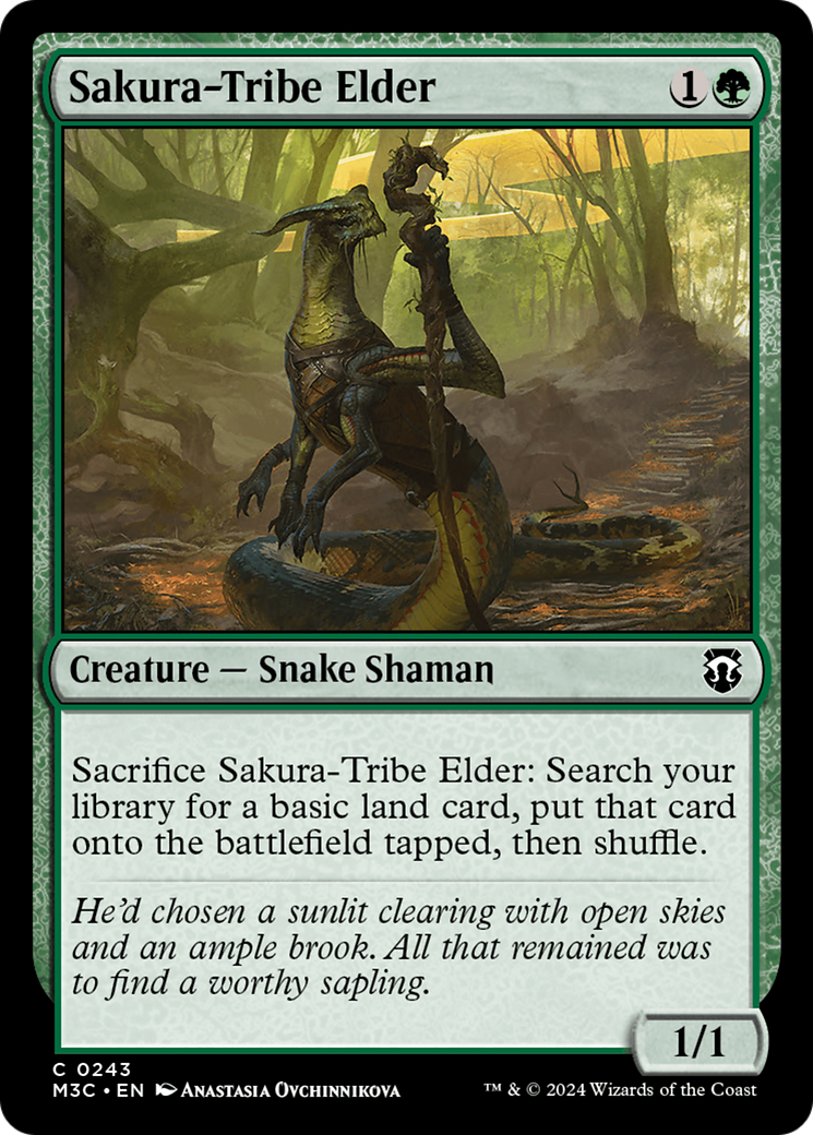 Sakura-Tribe Elder (Ripple Foil) [Modern Horizons 3 Commander] | I Want That Stuff Brandon