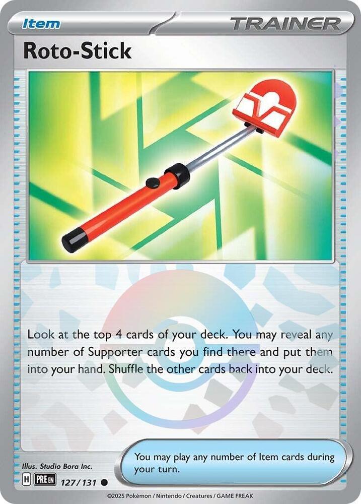 Roto-Stick (127/131) (Poke Ball Pattern) [Scarlet & Violet: Prismatic Evolutions] | I Want That Stuff Brandon