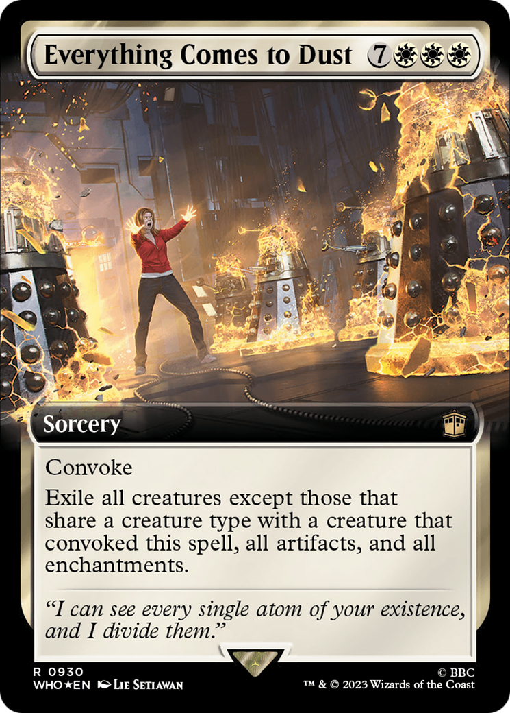 Everything Comes to Dust (Extended Art) (Surge Foil) [Doctor Who] | I Want That Stuff Brandon