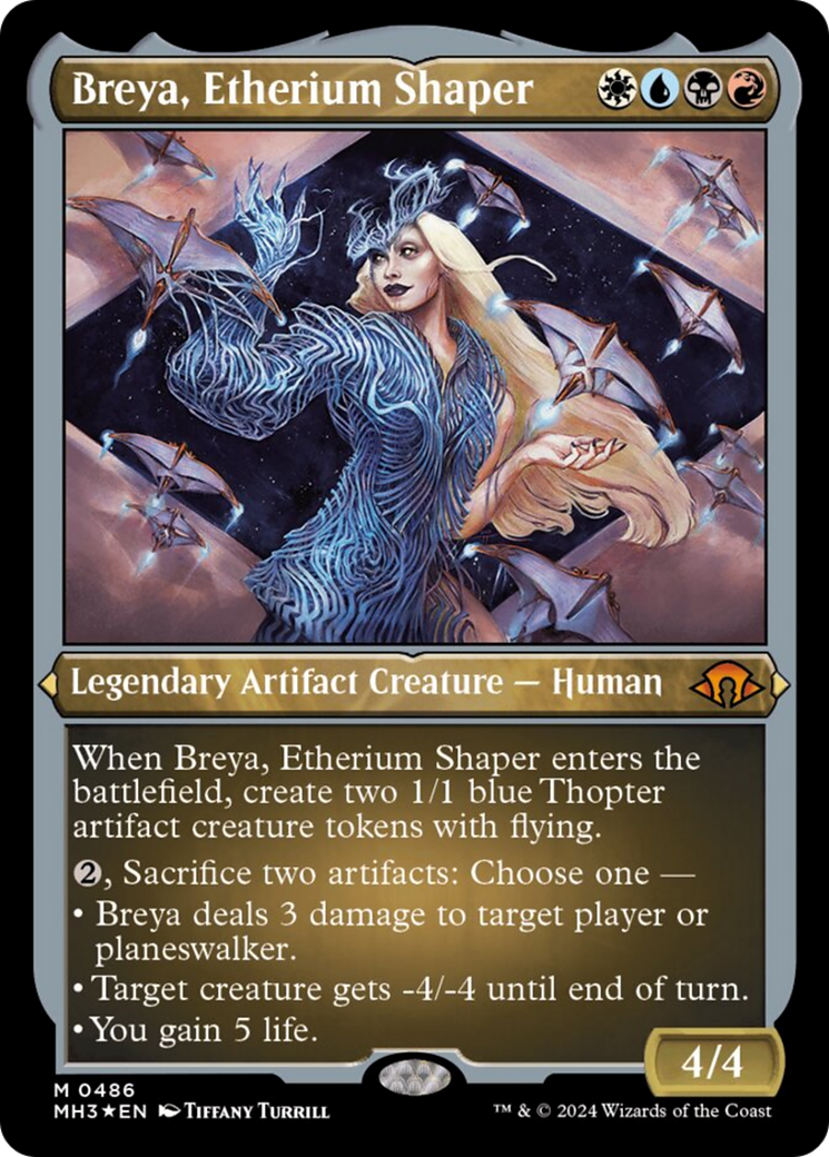 Breya, Etherium Shaper (Foil Etched) [Modern Horizons 3] | I Want That Stuff Brandon