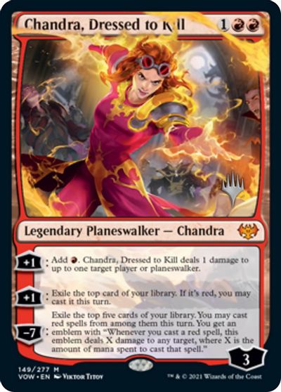 Chandra, Dressed to Kill (Promo Pack) [Innistrad: Crimson Vow Promos] | I Want That Stuff Brandon