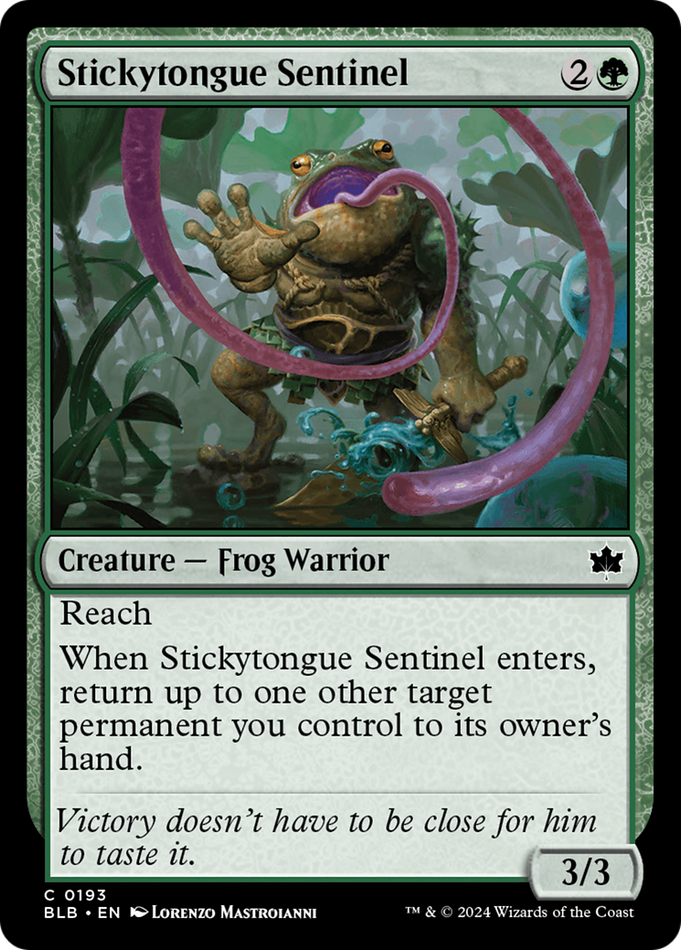 Stickytongue Sentinel [Bloomburrow] | I Want That Stuff Brandon